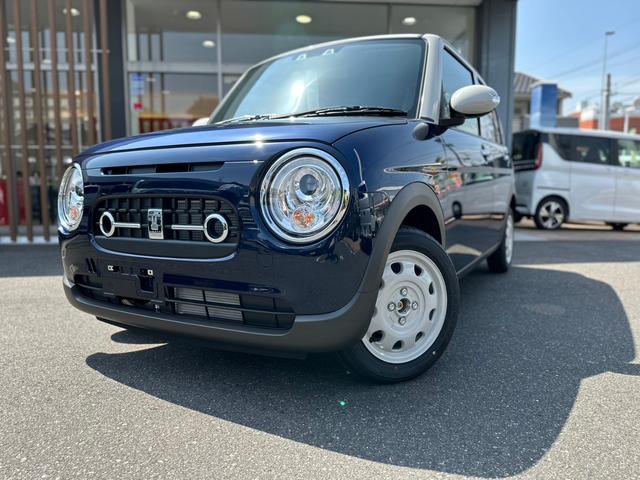 アルトラパンＬＣ Ｘ　２ＷＤ・ＡＴ・届出済未使用車・ツートンルーフ・スズキセーフティサポート・プッシュスタート・ＬＥＤヘッドライト・アルミホイール・シートヒーター・ＵＳＢ電源ソケット・６スピーカー・プレミアムＵＶガラス（9枚目）