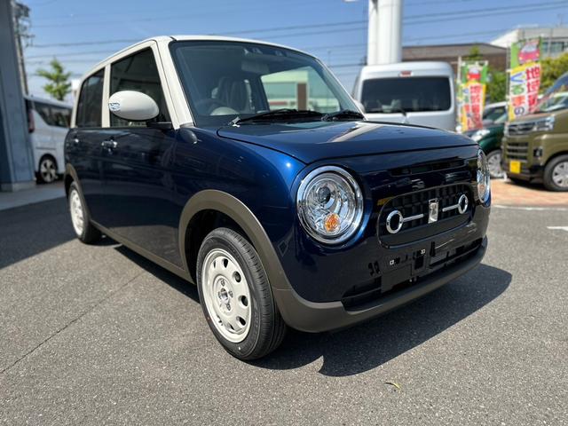 アルトラパンＬＣ Ｘ　２ＷＤ・ＡＴ・届出済未使用車・ツートンルーフ・スズキセーフティサポート・プッシュスタート・ＬＥＤヘッドライト・アルミホイール・シートヒーター・ＵＳＢ電源ソケット・６スピーカー・プレミアムＵＶガラス（11枚目）