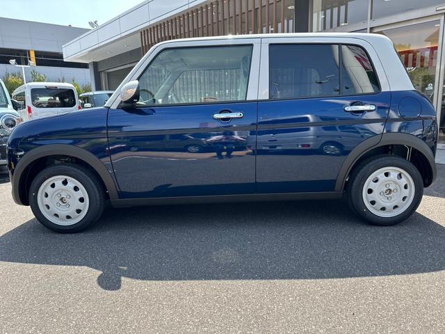 アルトラパンＬＣ Ｘ　２ＷＤ・ＡＴ・届出済未使用車・ツートンルーフ・スズキセーフティサポート・プッシュスタート・ＬＥＤヘッドライト・アルミホイール・シートヒーター・ＵＳＢ電源ソケット・６スピーカー・プレミアムＵＶガラス（12枚目）