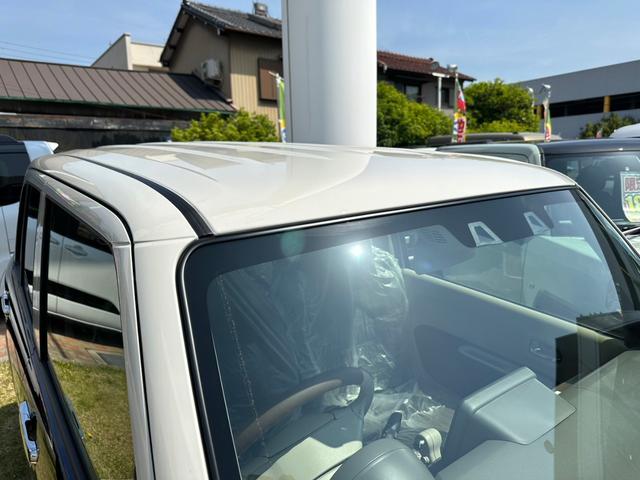 アルトラパンＬＣ Ｘ　２ＷＤ・ＡＴ・届出済未使用車・ツートンルーフ・スズキセーフティサポート・プッシュスタート・ＬＥＤヘッドライト・アルミホイール・シートヒーター・ＵＳＢ電源ソケット・６スピーカー・プレミアムＵＶガラス（20枚目）