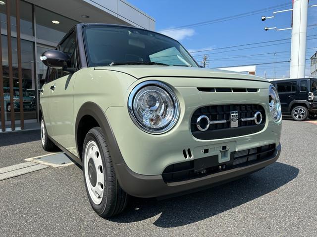 アルトラパンＬＣ Ｘ　２ＷＤ・ＡＴ・届出済未使用車・ツートンルーフ・スズキセーフティサポート・プッシュスタート・ＬＥＤヘッドライト・アルミホイール・シートヒーター・ＵＳＢ電源ソケット・６スピーカー・プレミアムＵＶガラス（11枚目）