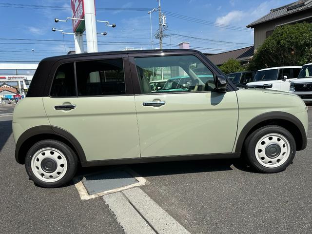 アルトラパンＬＣ Ｘ　２ＷＤ・ＡＴ・届出済未使用車・ツートンルーフ・スズキセーフティサポート・プッシュスタート・ＬＥＤヘッドライト・アルミホイール・シートヒーター・ＵＳＢ電源ソケット・６スピーカー・プレミアムＵＶガラス（13枚目）