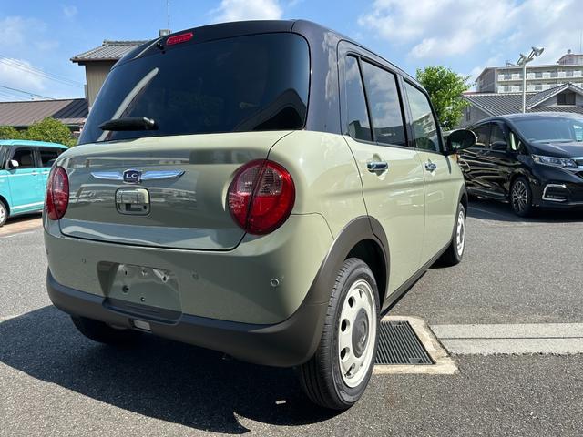 アルトラパンＬＣ Ｘ　２ＷＤ・ＡＴ・届出済未使用車・ツートンルーフ・スズキセーフティサポート・プッシュスタート・ＬＥＤヘッドライト・アルミホイール・シートヒーター・ＵＳＢ電源ソケット・６スピーカー・プレミアムＵＶガラス（14枚目）