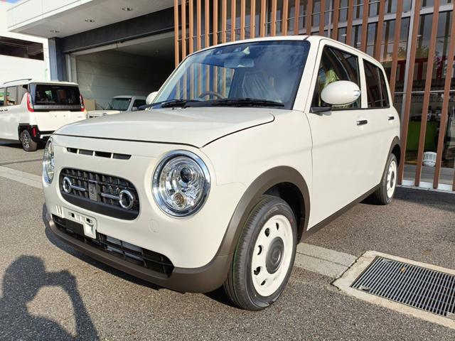 アルトラパンＬＣ Ｘ　・２ＷＤ・ＣＶＴ・届出済未使用車・スズキセーフティサポート・プッシュスタート・ＬＥＤヘッドライト・アルミホイール・シートヒーター・ＵＳＢ電源ソケット・６スピーカー・プレミアムＵＶガラス（9枚目）