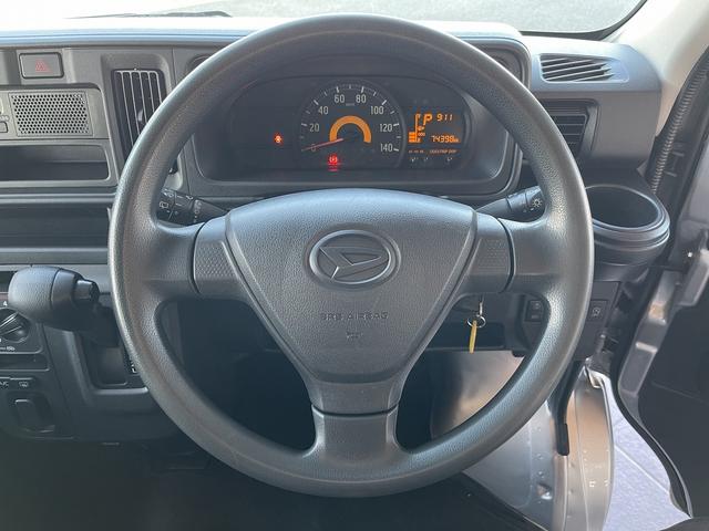 ハイゼットカーゴ DX SAIII ABS LEDヘッドライト アイドリングストップ 衝突軽減ブレーキ キーレス 純正ラジオ 両側スライドドア 禁煙(11枚目)