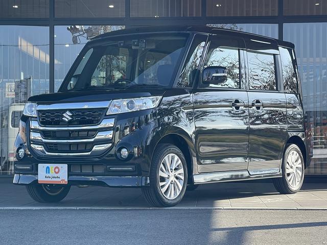 スペーシアカスタムＺ ベースグレード　ＨＩＤヘッドライト　シートヒーター　アイドリングストップ　衝突軽減ブレーキ　ドラレコ　ＣＤ　ＤＶＤ　ＴＶ　ナビ　Ｂｌｕｅｔｏｏｔｈ　ＵＳＢ　全方位カメラ　ステアリングリモコン　左側電動両側スライドドア（35枚目）