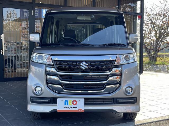 スペーシアカスタムＺ ベースグレード　ワンオーナー　ＨＩＤヘッドライト　シートヒーター　ＥＴＣ　アイドリングストップ　　前後ドラレコ　ＣＤ　ＤＶＤ　ＴＶ　ナビ　Ｂｌｕｅｔｏｏｔｈ　ＵＳＢ　全方位カメラ　ステリモ　電動スライドドア（30枚目）