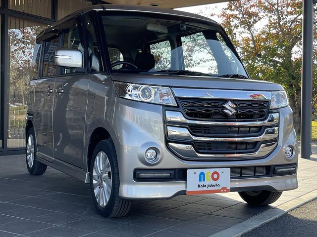 スペーシアカスタムＺ ベースグレード　ワンオーナー　ＨＩＤヘッドライト　シートヒーター　ＥＴＣ　アイドリングストップ　　前後ドラレコ　ＣＤ　ＤＶＤ　ＴＶ　ナビ　Ｂｌｕｅｔｏｏｔｈ　ＵＳＢ　全方位カメラ　ステリモ　電動スライドドア（47枚目）