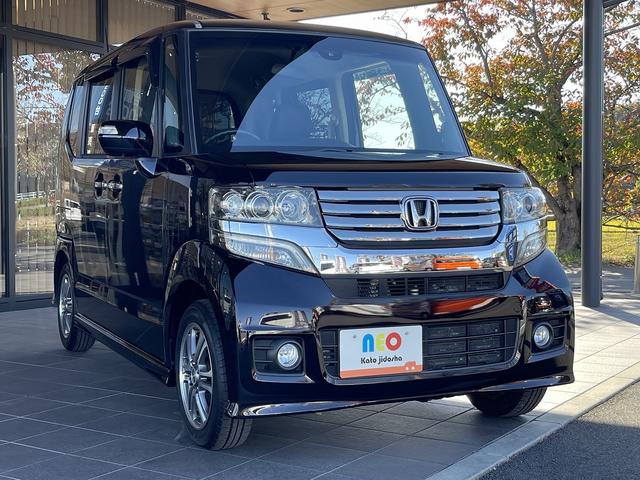 Ｎ－ＢＯＸカスタム Ｇ　ＳＳパッケージ　ＨＩＤヘッドライト　アイドリングストップ　衝突軽減ブレーキ　ＣＤ　ＤＶＤ　フルセグＴＶ　メモリーナビ　Ｂｌｕｅｔｏｏｔｈ　バックカメラ　両側電動スライドドア　禁煙（33枚目）