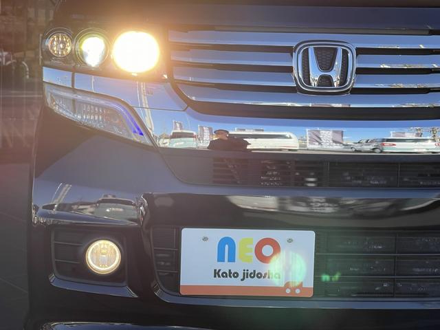 Ｎ－ＢＯＸカスタム Ｇ　ＳＳパッケージ　ＨＩＤヘッドライト　アイドリングストップ　衝突軽減ブレーキ　ＣＤ　ＤＶＤ　フルセグＴＶ　メモリーナビ　Ｂｌｕｅｔｏｏｔｈ　バックカメラ　両側電動スライドドア　禁煙（39枚目）