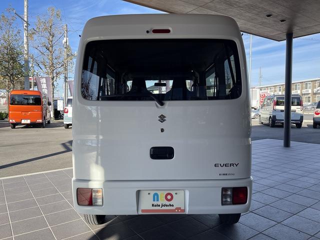 エブリイ ＰＡリミテッド　ＡＢＳ　ヘッドライトレベライザー　禁煙　キーレス　純正ラジオデッキ　両側スライドドア（33枚目）