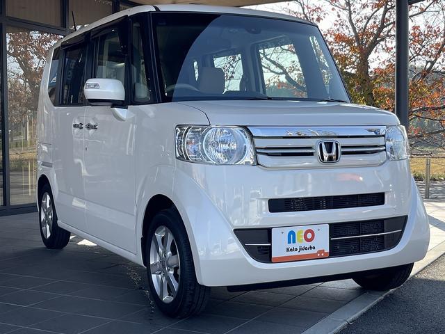 Ｎ－ＢＯＸ Ｇ・Ｌパッケージ　ＥＴＣ　アイドリングストップ　衝突軽減ブレーキ　スマートキー　ＣＤ　メモリーナビ　Ｂｌｕｅｔｏｏｔｈ　バックカメラ　ステアリングリモコン　左側電動両側スライドドア　禁煙（37枚目）