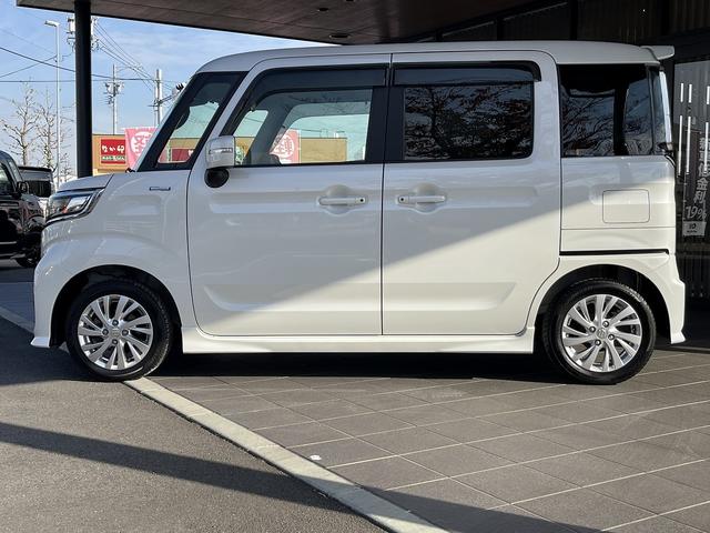 スペーシアカスタム ハイブリッドGS ワンオーナー LEDヘッドライト シートヒーター ETC アイドリングストップ 衝突軽減ブレーキ CD DVD フルセグTV SDナビ Bluetooth バックカメラ ステリモ 電動スライドドア(45枚目)