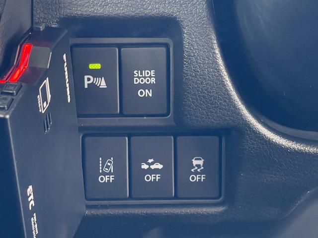 スペーシアカスタム ハイブリッドGS LEDヘッドライト シートヒーター ETC アイドリングストップ 衝突軽減ブレーキ CD ワンセグTV メモリーナビ Bluetooth 左側電動両側スライドドア 禁煙(15枚目)