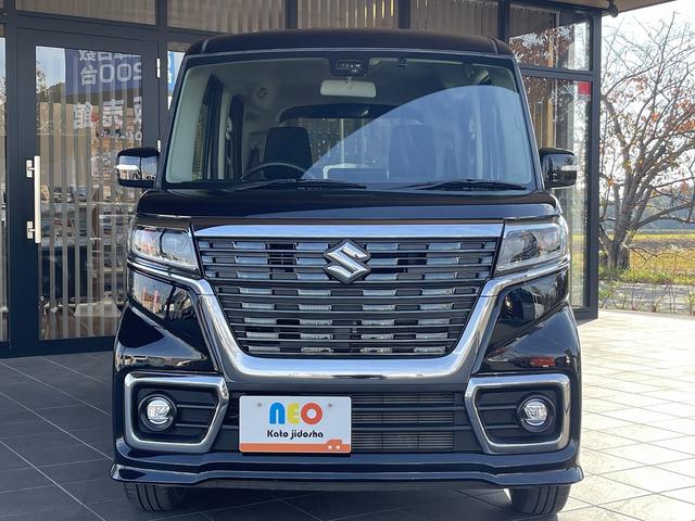 スペーシアカスタム ハイブリッドGS LEDヘッドライト シートヒーター ETC アイドリングストップ 衝突軽減ブレーキ CD ワンセグTV メモリーナビ Bluetooth 左側電動両側スライドドア 禁煙(38枚目)