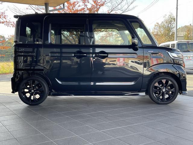 スペーシアカスタム ハイブリッドGS LEDヘッドライト シートヒーター ETC アイドリングストップ 衝突軽減ブレーキ CD ワンセグTV メモリーナビ Bluetooth 左側電動両側スライドドア 禁煙(40枚目)