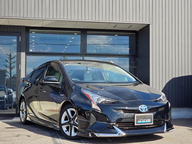 プリウス Ｓツーリングセレクション　禁煙車／第三者機関保証１年付き／モデリスタタイプエアロ／ホワイトレザーシート／地デジＴＶ／Ｂｌｕｅｔｏｏｔｈミュージック／バックカメラ／シートヒーター／ＥＴＣ／ＬＥＤヘッドランプ（14枚目）