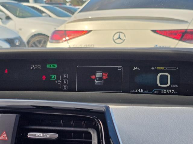 プリウス Ｓツーリングセレクション　禁煙車／第三者機関保証１年付き／モデリスタタイプエアロ／ホワイトレザーシート／地デジＴＶ／Ｂｌｕｅｔｏｏｔｈミュージック／バックカメラ／シートヒーター／ＥＴＣ／ＬＥＤヘッドランプ（46枚目）