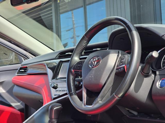 カムリ Ｇ　第三者機関保証１年付き／車検整備付き／モデリスタフルエアロ／ＴＥＩＮ車高調ローダウン／２０インチアルミ／ＢＬＩＴＺ４本出しマフラー／レッドレザー調シートカバー／地デジ／Ｂｌｕｅｔｏｏｔｈ／バックカメラ（19枚目）