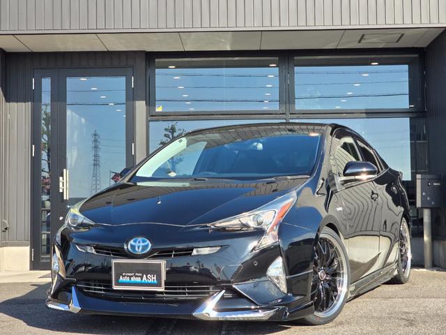 プリウス Sセーフティプラス 禁煙車/全国対応第三者機関保証1年付き/モデリスタタイプエアロ/ローダウン/19インチAW/前後コーナーセンサー/LEDヘッド/Bluetooth/バックカメラ/ETC(24枚目)