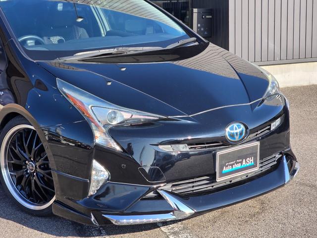プリウス Sセーフティプラス 禁煙車/全国対応第三者機関保証1年付き/モデリスタタイプエアロ/ローダウン/19インチAW/前後コーナーセンサー/LEDヘッド/Bluetooth/バックカメラ/ETC(30枚目)