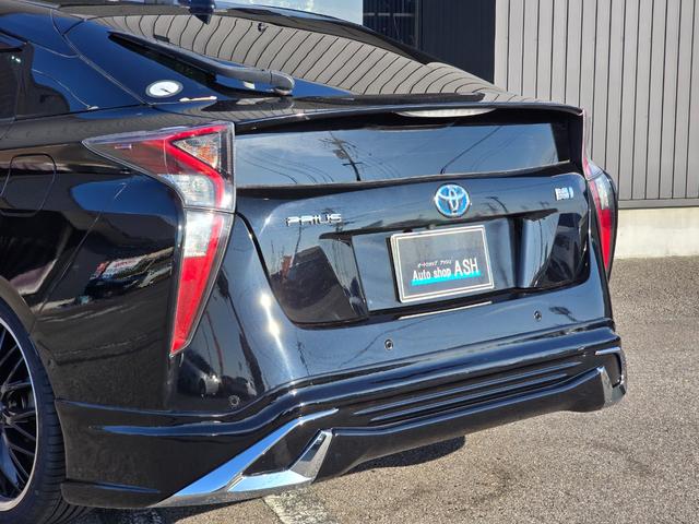 プリウス Sセーフティプラス 禁煙車/全国対応第三者機関保証1年付き/モデリスタタイプエアロ/ローダウン/19インチAW/前後コーナーセンサー/LEDヘッド/Bluetooth/バックカメラ/ETC(31枚目)