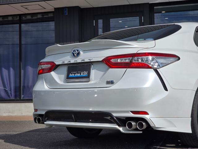 カムリ WS 禁煙/全国対応第三者機関保証1年付き/TRDフルエアロ/TRDアルミ/LEDヘッドライト/ブラックハーフレザーシート/メーカーOPナビ/フルセグ/Bluetooth/前後コーナーセンサー(9枚目)