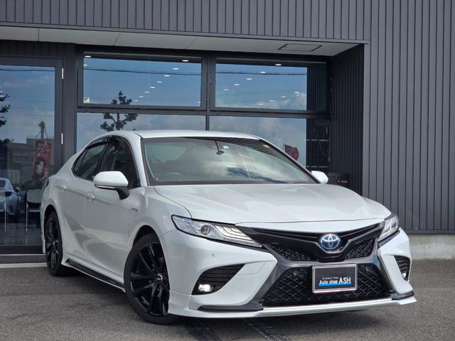 カムリ WS 禁煙/全国対応第三者機関保証1年付き/TRDフルエアロ/TRDアルミ/LEDヘッドライト/ブラックハーフレザーシート/メーカーOPナビ/フルセグ/Bluetooth/前後コーナーセンサー(16枚目)