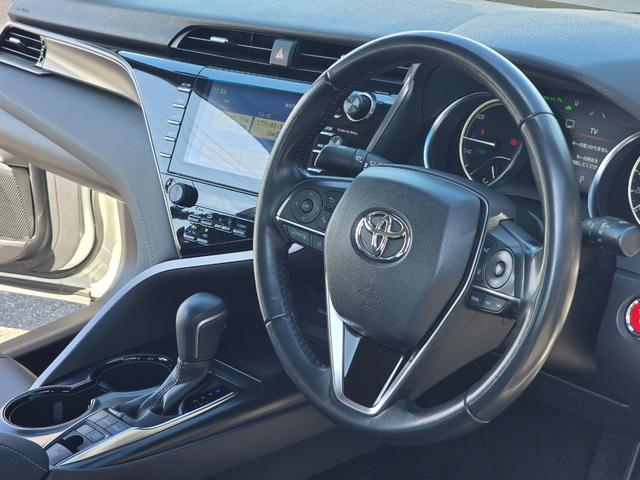 カムリ WS 禁煙/全国対応第三者機関保証1年付き/TRDフルエアロ/TRDアルミ/LEDヘッドライト/ブラックハーフレザーシート/メーカーOPナビ/フルセグ/Bluetooth/前後コーナーセンサー(20枚目)