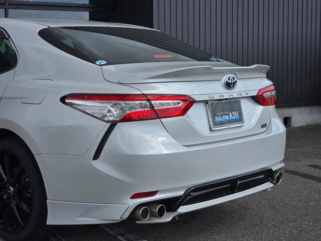 カムリ WS 禁煙/全国対応第三者機関保証1年付き/TRDフルエアロ/TRDアルミ/LEDヘッドライト/ブラックハーフレザーシート/メーカーOPナビ/フルセグ/Bluetooth/前後コーナーセンサー(22枚目)