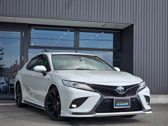 カムリ WS 禁煙/全国対応第三者機関保証1年付き/TRDフルエアロ/TRDアルミ/LEDヘッドライト/ブラックハーフレザーシート/メーカーOPナビ/フルセグ/Bluetooth/前後コーナーセンサー(28枚目)