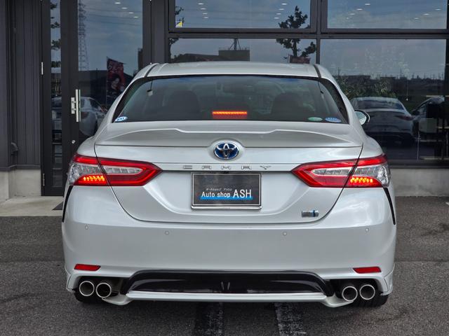 カムリ WS 禁煙/全国対応第三者機関保証1年付き/TRDフルエアロ/TRDアルミ/LEDヘッドライト/ブラックハーフレザーシート/メーカーOPナビ/フルセグ/Bluetooth/前後コーナーセンサー(30枚目)