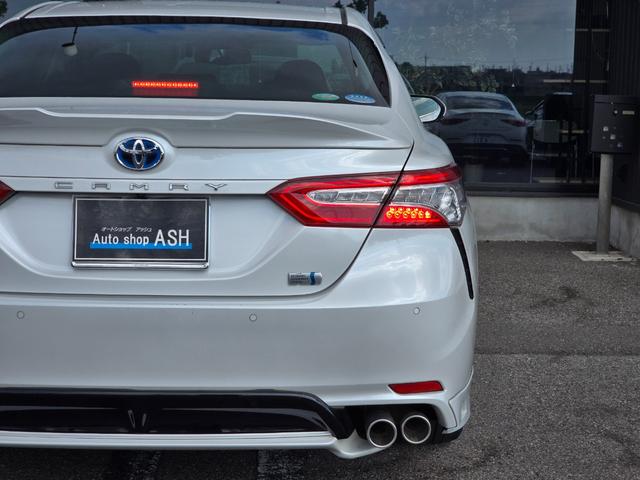 カムリ WS 禁煙/全国対応第三者機関保証1年付き/TRDフルエアロ/TRDアルミ/LEDヘッドライト/ブラックハーフレザーシート/メーカーOPナビ/フルセグ/Bluetooth/前後コーナーセンサー(35枚目)