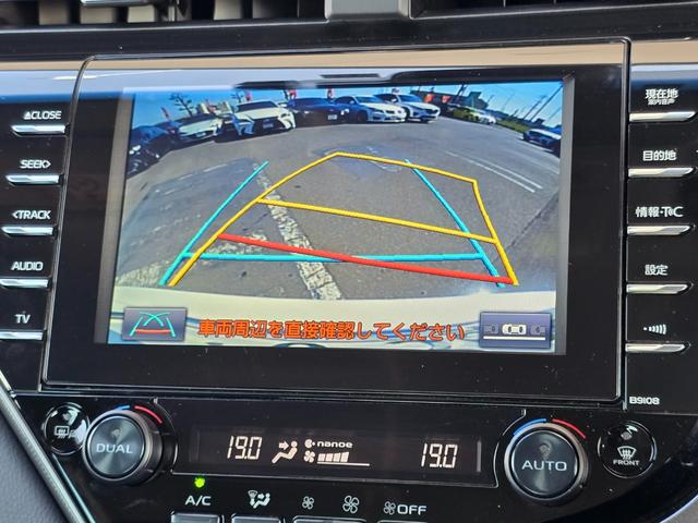 カムリ WS 禁煙/全国対応第三者機関保証1年付き/TRDフルエアロ/TRDアルミ/LEDヘッドライト/ブラックハーフレザーシート/メーカーOPナビ/フルセグ/Bluetooth/前後コーナーセンサー(51枚目)