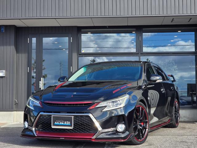 マークX 250G Sパッケージ G’s 全国対応第三者機関1年保証付き/ROWENフルエアロ/柿本改デュアルマフラー/ハーフレザーシート/地デジTV/Bluetoothミュージック/バックカメラ/ETC(2枚目)