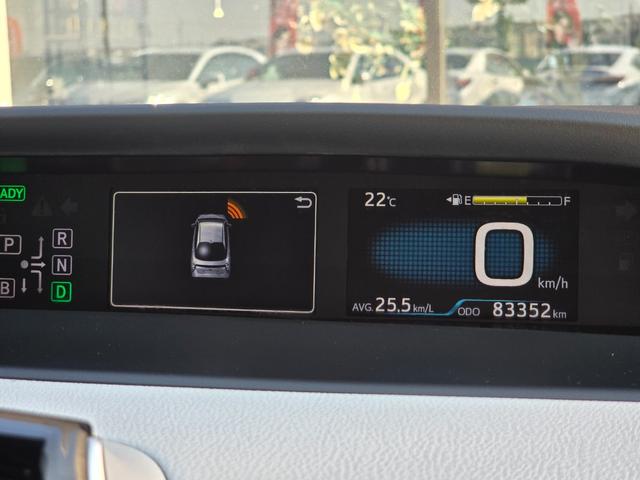 プリウス Ｓ　禁煙車／全国対応１年保証付き／フルエアロ／社外１７インチＡＷ／ヘッドアップディスプレイ／ＳＤナビ／地デジＴＶ／Ｂｌｕｅｔｏｏｔｈ／バックカメラ／衝突被害軽減ブレーキ／コーナーセンサー（8枚目）