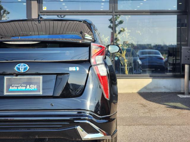 プリウス Ｓ　禁煙車／全国対応１年保証付き／フルエアロ／社外１７インチＡＷ／ヘッドアップディスプレイ／ＳＤナビ／地デジＴＶ／Ｂｌｕｅｔｏｏｔｈ／バックカメラ／衝突被害軽減ブレーキ／コーナーセンサー（34枚目）