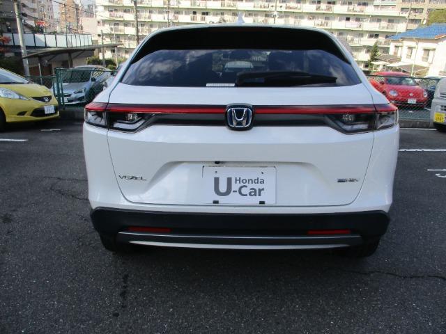 ヴェゼル ｅ：ＨＥＶ　Ｘ　ワンオーナー禁煙車　純正７インチナビ（6枚目）