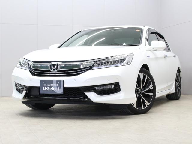 アコードハイブリッド EX サンルーフ 黒革シート シートヒーター 純正インターナビ バックカメラ サイドカメラ ドライブレコーダー ETC LEDヘッドライト ホンダセンシング スマートキー 純正18インチアルミ 禁煙車(18枚目)