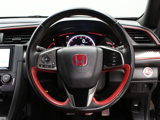 シビック タイプR トリプルマフラー Bremboキャリパー 大型リアスポイラー メモリーナビ バックカメラ ドラレコ ETC LEDヘッドライト 純正20インチアルミ スマートキー クルーズコントロール 禁煙車(11枚目)