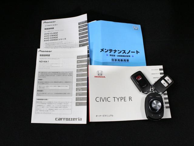 シビック タイプR トリプルマフラー Bremboキャリパー 大型リアスポイラー メモリーナビ バックカメラ ドラレコ ETC LEDヘッドライト 純正20インチアルミ スマートキー クルーズコントロール 禁煙車(50枚目)