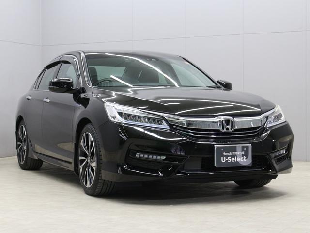 アコードハイブリッド EX サンルーフ 黒革シート 純正メモリーナビ バックカメラ ETC シートヒーター パワーシート 電動リヤサンシェード 電子制御パーキング ブレーキホールド LEDヘッドライト 純正18インチアルミ(20枚目)