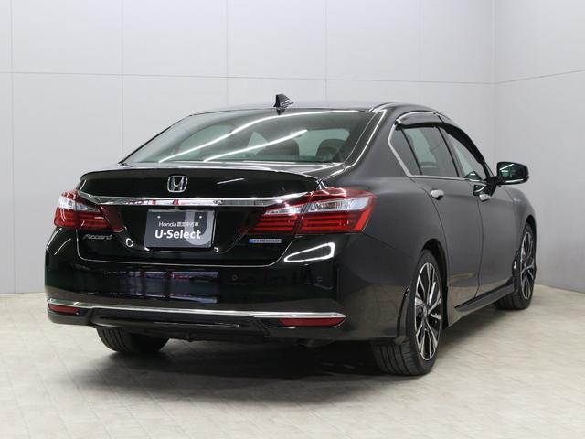 アコードハイブリッド EX サンルーフ 黒革シート 純正メモリーナビ バックカメラ ETC シートヒーター パワーシート 電動リヤサンシェード 電子制御パーキング ブレーキホールド LEDヘッドライト 純正18インチアルミ(22枚目)