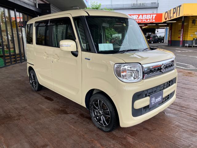 スペーシア ハイブリッドX フルセグナビ ETC バックカメラ ドライブレコーダー シートヒーター AUTOライト 衝突被害軽減システム bluetooth プッシュスターター サンシェード 障害物センサー サイドバイザー(4枚目)