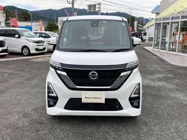 ルークス 660 ハイウェイスターGターボ 純正ディーラーナビ アラウンドビューモニター 助手席側オートスライドドア ンテリキ- LEDヘッドランプ ETC アルミホイール ABS(6枚目)