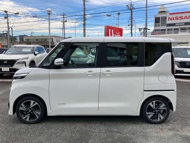 ルークス 660 ハイウェイスターGターボ 純正ディーラーナビ アラウンドビューモニター 助手席側オートスライドドア ンテリキ- LEDヘッドランプ ETC アルミホイール ABS(7枚目)