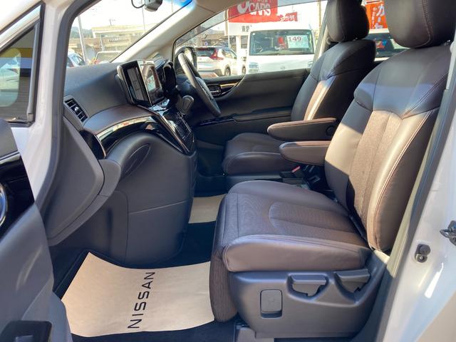 エルグランド 250ハイウェイスターS 純正ナビゲーション アラウンドビューモニター ETC 両側パワ-スライドドア クルコン インテリキー LEDヘッドランプ サイドカーテンエアバック 盗難防止 オートエアコン ニスモスポーツマフラー(35枚目)