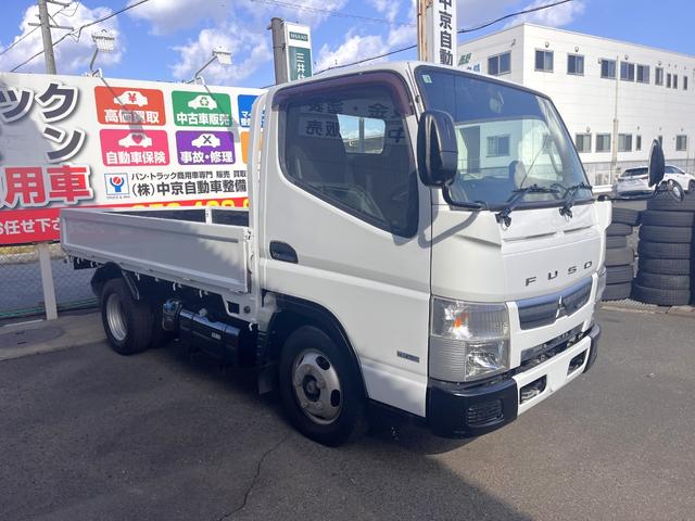 キャンター 2トン 5速ミッション 平ボディ2t 荷台木製デッキ ペイント済 荷台内寸法 L310cm W160cm 荷台地上高88cm ブルーテック 社外ナビ FM AM TV 車両総重量5トン未満 ETC(27枚目)