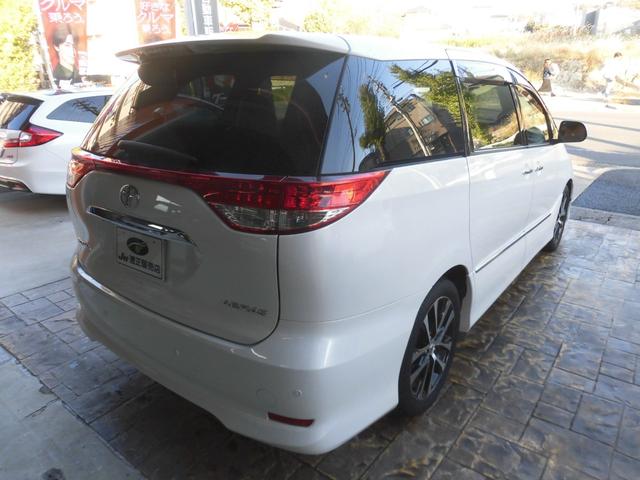 エスティマ アエラス　プレミアムエディション　純正ナビ　フルセグ　Ｂｌｕｅｔｏｏｔｈ　バックカメラ　ハーフレザーシート　後席モニター　両側パワースライドドア　パワーシート　クルーズコントロール　前後ドライブレコーダー　ＨＩＤヘッドライト　ＥＴＣ（8枚目）