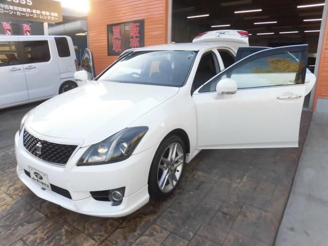 クラウン ２．５アスリート　プレミアムエディション　純正ナビ　フルセグ　Ｂｌｕｅｔｏｏｔｈ　バックカメラ　ＴＯＭ，Ｓフロントスポイラー　リアスポイラー　黒革シート　シートエアコン　シートヒーター　シートメモリー　ＨＩＤヘッド　カワシート　パワーシート（38枚目）